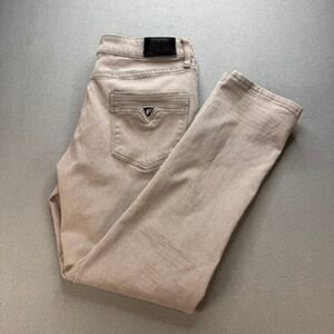 Fried Denim Jeans Slim Fit 38x32 (FIT 36x30)Tan Stretch Cotton Blend Mens Street